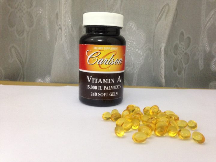 Vitamin A supplement, diet