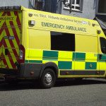 NHS healthcare ambulance